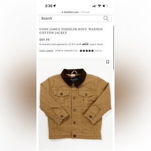 Cody James jacket/coat 2t